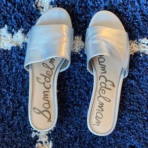 Sam Edelman silver slides